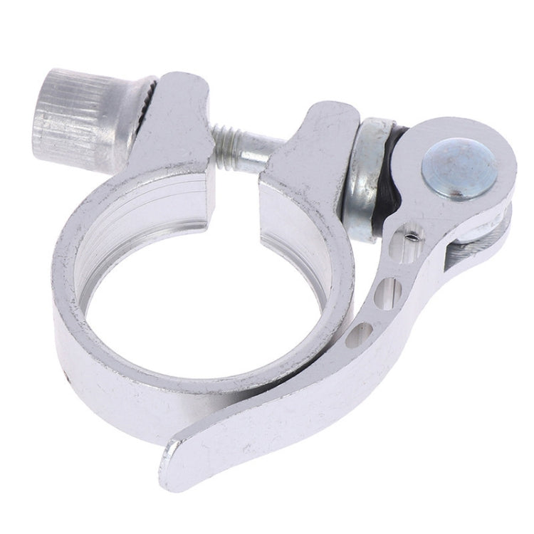 5 PCS Bicycle Accessories Quick Release Clip Road Bike Seatpost Clamp, Size: 28.6mm(Silver) - Pipe clamps by PMc TechLife | Online Shopping South Africa | PMc TechLife | Buy Now Pay Later Mobicred