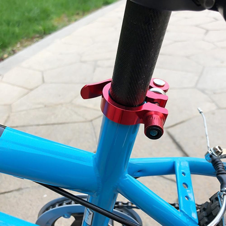 5 PCS Bicycle Accessories Quick Release Clip Road Bike Seatpost Clamp, Size: 28.6mm(Red)