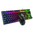 ZIYOU LANG T2 88 Keys Gaming Mechanical Luminous Keyboard and Mouse Set, Cable Length: 1.6m(Black) - Wired Keyboard by ZIYOU LANG | Online Shopping South Africa | PMC TechLife | Buy Now Pay Later Mobicred
