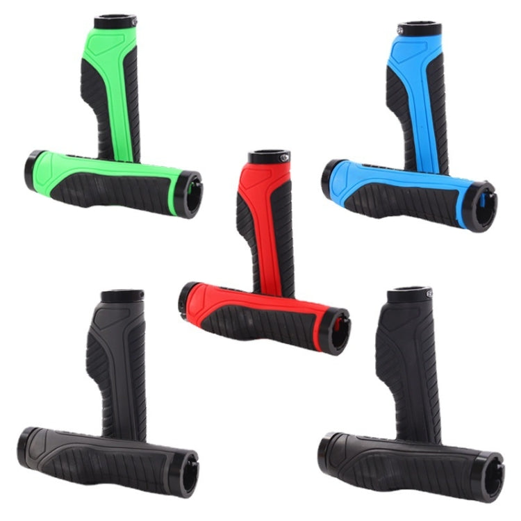 1 Pair Bicycle MTB Bike Handlebar Grips Rubber Anti-Slip Racing Bike Grip(Green) - Bicycle Grips by PMC TechLife | Online Shopping South Africa | PMC TechLife | Buy Now Pay Later Mobicred