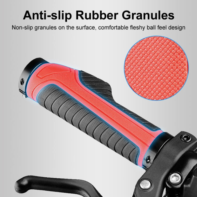 1 Pair Bicycle MTB Bike Handlebar Grips Rubber Anti-Slip Racing Bike Grip(Black) - Bicycle Grips by PMC TechLife | Online Shopping South Africa | PMC TechLife | Buy Now Pay Later Mobicred