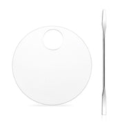 Acrylic Makeups Manicure Transparent Palette With Color Stick, Specification: Round Plate+Stick