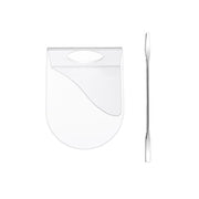 Acrylic Makeups Manicure Transparent Palette With Color Stick, Specification: Half-ring Plate+Stick