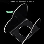Acrylic Makeups Manicure Transparent Palette With Color Stick, Specification: Square Plate+Stick