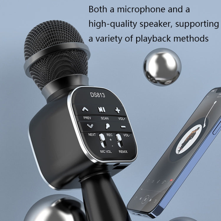 DS813 Live Wireless Bluetooth Microphone(Yellow)