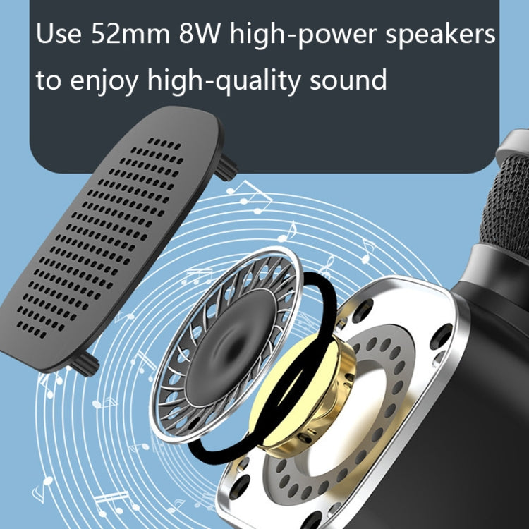DS813 Live Wireless Bluetooth Microphone(Yellow)