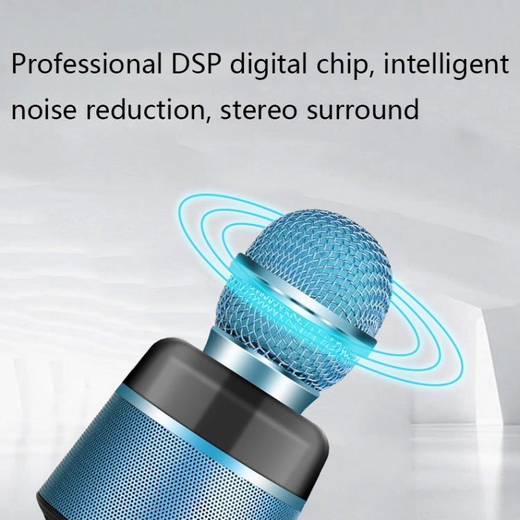 Q008 Wireless Bluetooth Live Microphone(Blue) - Microphone by PMC TechLife | Online Shopping South Africa | PMC TechLife | Buy Now Pay Later Mobicred