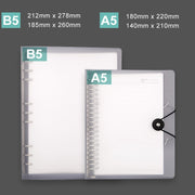 Transparent Matte PP Soft Shell Cover Hand Accountive Page, Style: B5 Point Array Core