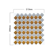Home 3D Stereo Water-resistant Crystal Epoxy Wall Sticker(YJC0041Y)