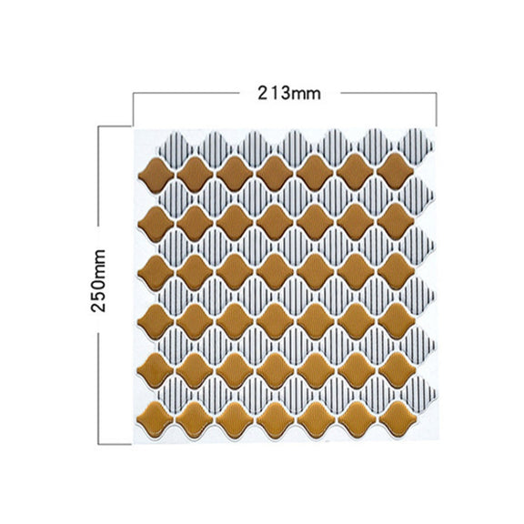 Home 3D Stereo Water-resistant Crystal Epoxy Wall Sticker(YJC0041Y)
