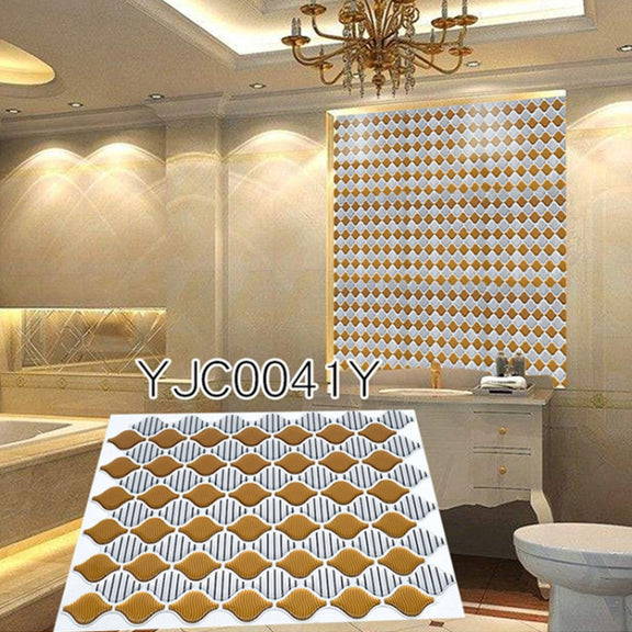 Home 3D Stereo Water-resistant Crystal Epoxy Wall Sticker(YJC0041Y)