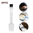 20 PCS Coffee Bean Grinder Spoon Grinder Cleaning Brush With Scale(White Handle Black Hair) - free shipping - PMC TechLife - Order now!