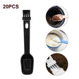 20 PCS Coffee Bean Grinder Spoon Grinder Cleaning Brush With Scale(Black Handle Black Hair) - free shipping - PMC TechLife - Order now!