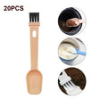 20 PCS Coffee Bean Grinder Spoon Grinder Cleaning Brush With Scale(Pink Handle Black Hair) - free shipping - PMC TechLife - Order now!