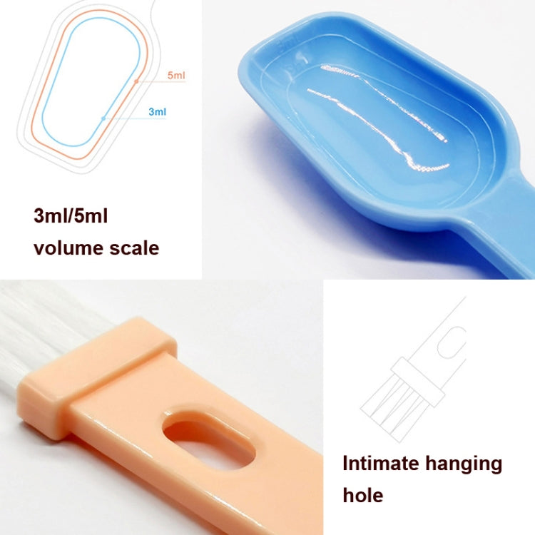 20 PCS Coffee Bean Grinder Spoon Grinder Cleaning Brush With Scale(Blue Handle Black Hair) - free shipping - PMC TechLife - Order now!