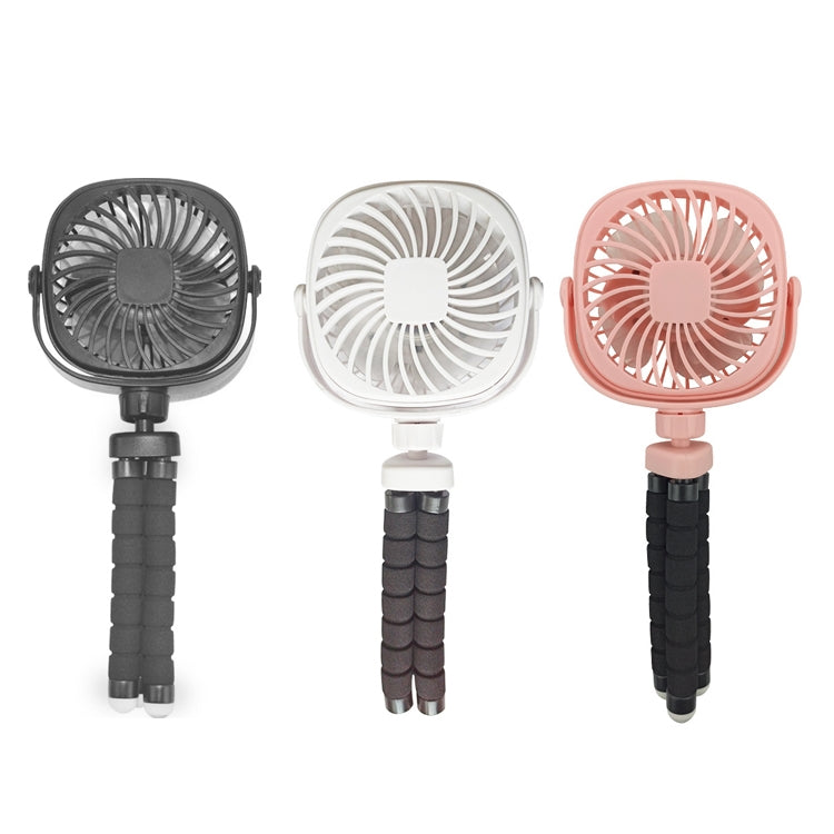 Octopus Stroller Deformation Fan Desktop Portable Handheld USB Small Fan, Colour: 2200mAh White - Electric Fans by PMC TechLife | Online Shopping South Africa | PMC TechLife | Buy Now Pay Later Mobicred