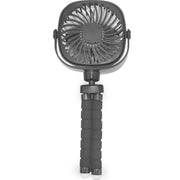Octopus Stroller Deformation Fan Desktop Portable Handheld USB Small Fan, Colour: 2200mAh Black