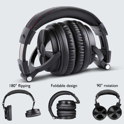 OneOdio PRO-C Bilateral Stereo Pluggable Over-Ear Wireless Bluetooth Monitor Headset(Black) - free shipping - PMC Jewellery - Order now!
