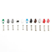 10PCS Cherry Shaft MX Switch Linear Keyboard Shaft, Color: White Shaft