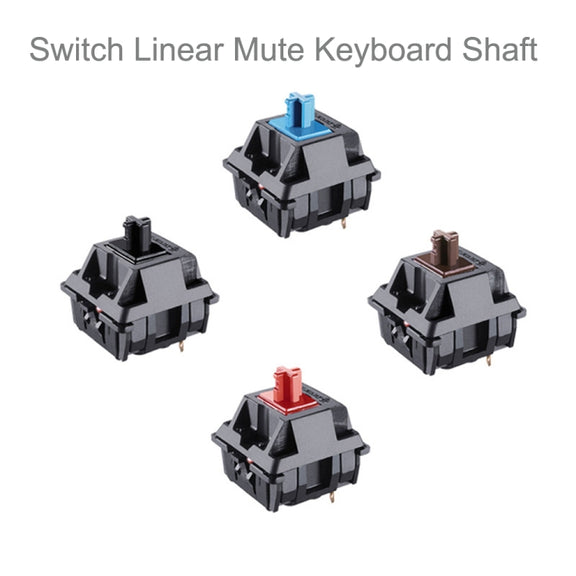 10PCS Cherry Shaft MX Switch Linear Keyboard Shaft, Color: Green Shaft