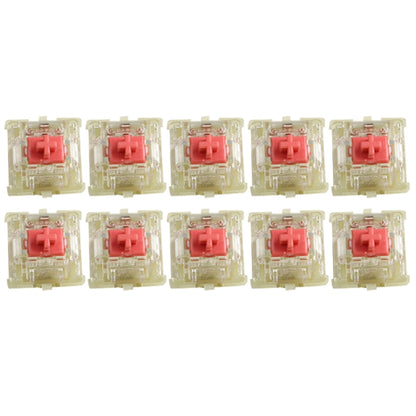 10PCS Cherry MX RGB Transparent Shaft Switch Mechanical Keyboard Triangular Shaft Body, Color: Mute Pink Shaft - free shipping - PMC Jewellery - Order now!