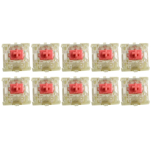10PCS Cherry MX RGB Transparent Shaft Switch Mechanical Keyboard Triangular Shaft Body, Color: Mute Pink Shaft - free shipping - PMC Jewellery - Order now!