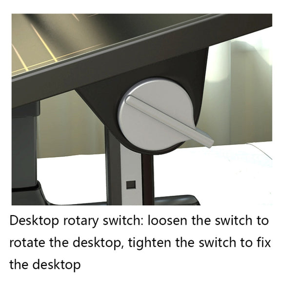 N6 Liftable and Foldable Bed Computer Desk, Style: Drawer+Shelf