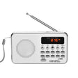L-938  MP3 Audio Player FM Radio Support  SD MMC Card AUX-IN Earphone-out(White) - Radio Player by PMC TechLife | Online Shopping South Africa | PMC TechLife | Buy Now Pay Later Mobicred