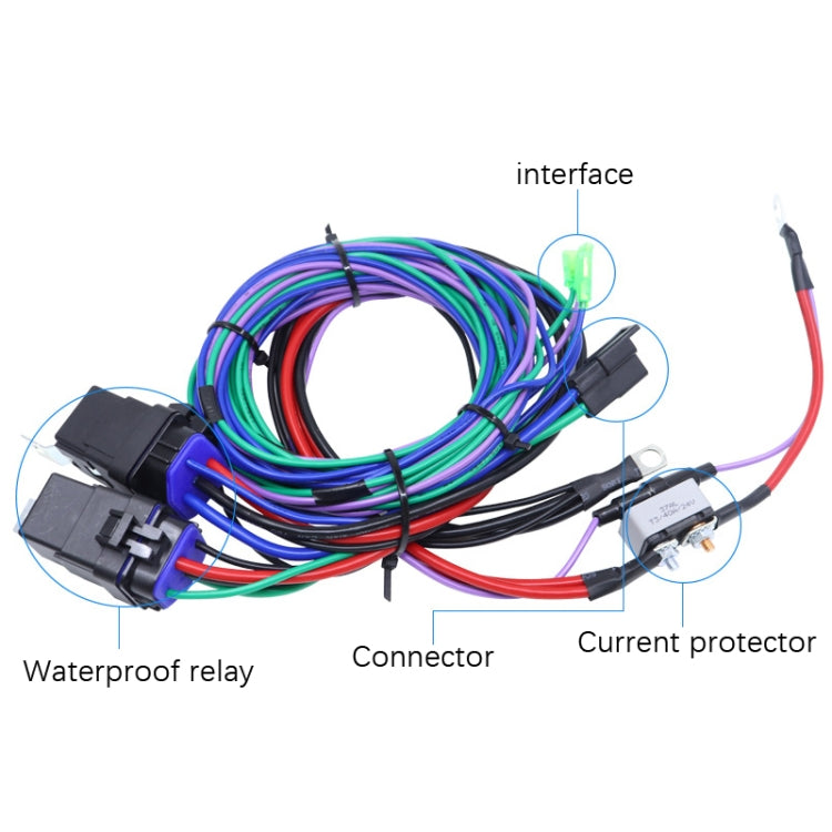 7014G Marine Harness Insertion Plate Tilt Flattening Device Harness Suitable For CMC / TH, Rated voltage: 12V - Marine Accessories & Parts by PMC TechLife | Online Shopping South Africa | PMC TechLife | Buy Now Pay Later Mobicred