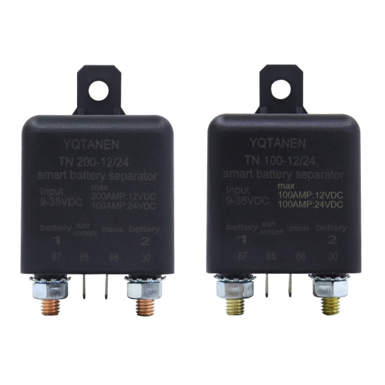 YQTANEN Small Volume Wide Voltage Dual Battery Isolator, Current: 100A - Relays by PMC TechLife | Online Shopping South Africa | PMC TechLife | Buy Now Pay Later Mobicred