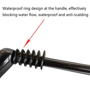 KFS-10 Short Handle Coffee Machine Cleaning Brush(Black Hair)