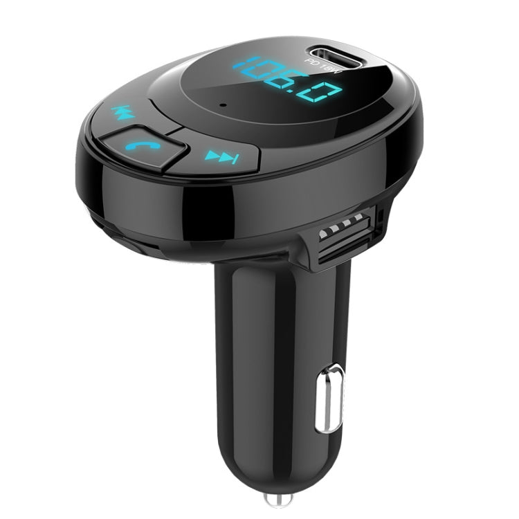 BT09 Car Bluetooth MP3 Digital Display Dual USB Charger(Black) - Bluetooth Car Kits by PMC TechLife | Online Shopping South Africa | PMC TechLife | Buy Now Pay Later Mobicred