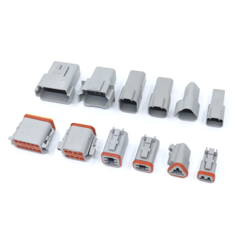 2 PCS DT04-8P / DT06-8S With Copper Car Waterproof Connector Conductive Connection Terminal - Booster Cable & Clip by PMC TechLife | Online Shopping South Africa | PMC TechLife | Buy Now Pay Later Mobicred