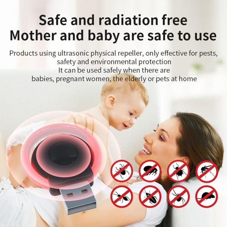 USB Car Mouse Repellent Ultrasonic Mosquito Insect Repellent With Atmosphere Light( White) - Outdoor Insect Repellent by PMC TechLife | Online Shopping South Africa | PMC TechLife | Buy Now Pay Later Mobicred