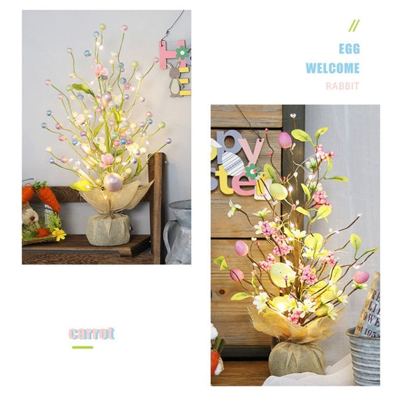 Easter LED Lights Colorful Egg Decorative Tree(1)