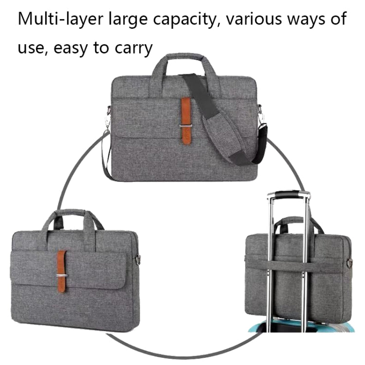 Multifunctional Wear-resistant Shoulder Handheld Laptop Bag, Size: 14