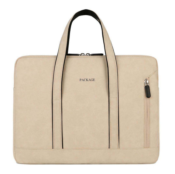 Q5 PU Water-resistant and Wear-resistant Laptop Liner Bag, Size: 13 / 13.3 inch(Khaki)