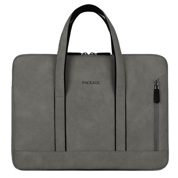 Q5 PU Water-resistant and Wear-resistant Laptop Liner Bag, Size: 13 / 13.3 inch(Dark Gray)