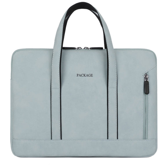 Q5 PU Water-resistant and Wear-resistant Laptop Liner Bag, Size: 15 / 15.4 / 15.6 inch(Light Blue)