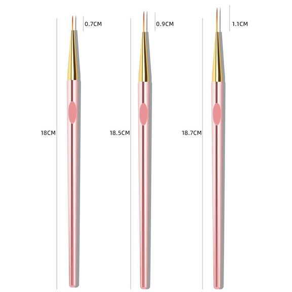 3 In 1 Electric Plating Rod Manicure Pencil(Rose Gold)