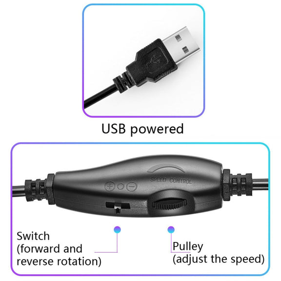 Aluminum Alloy Nail Grinding Machine USB Electric Nail Polish Remover(Gold)