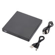 External USB2.0 DVD Optical Drive Notebook Desktop All-In-One CD Burner(Black) - Rewritable Drive by PMC TechLife | Online Shopping South Africa | PMC TechLife | Buy Now Pay Later Mobicred