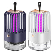 BG-005 Cage Shock Inhalation USB Mute Mosquito Repellent, Style: Charging Model(Blue)