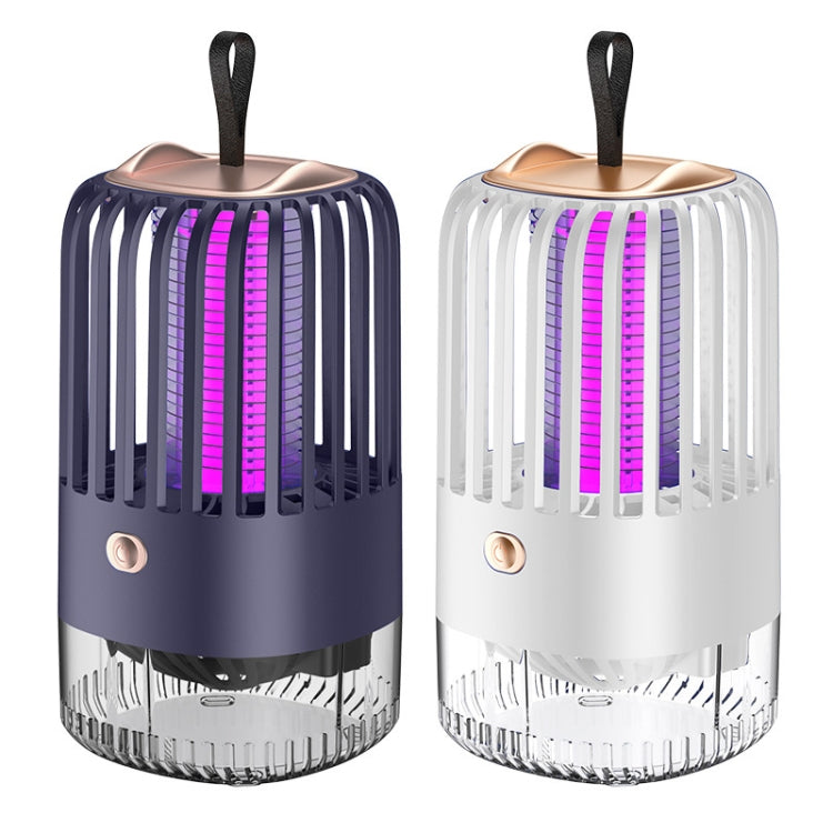 BG-005 Cage Shock Inhalation USB Mute Mosquito Repellent, Style: Charging Model(Blue)