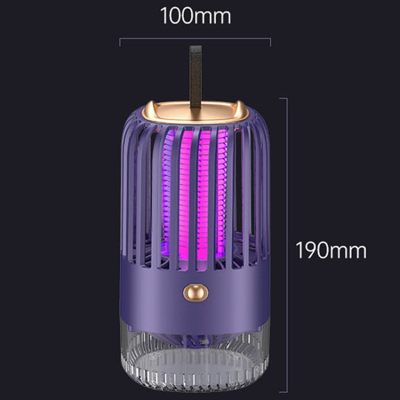 BG-005 Cage Shock Inhalation USB Mute Mosquito Repellent, Style: Charging Model(Blue)