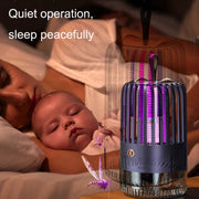 BG-005 Cage Shock Inhalation USB Mute Mosquito Repellent, Style: Charging Model(Blue)