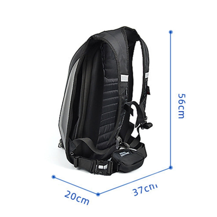 MOTOCENTRIC 11-MC-0077 Motorcycle EVA Turtle Shell Shape Riding Backpack(Blue) - free shipping - PMC TechLife - Order now!