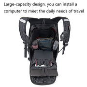 MOTOCENTRIC 11-MC-0077 Motorcycle EVA Turtle Shell Shape Riding Backpack(Red)