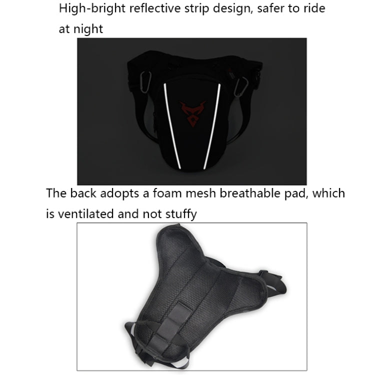MOTOCENTRIC 11-MC-0105 Motorcycle Riding Leg Bag Waist Bag(Green)