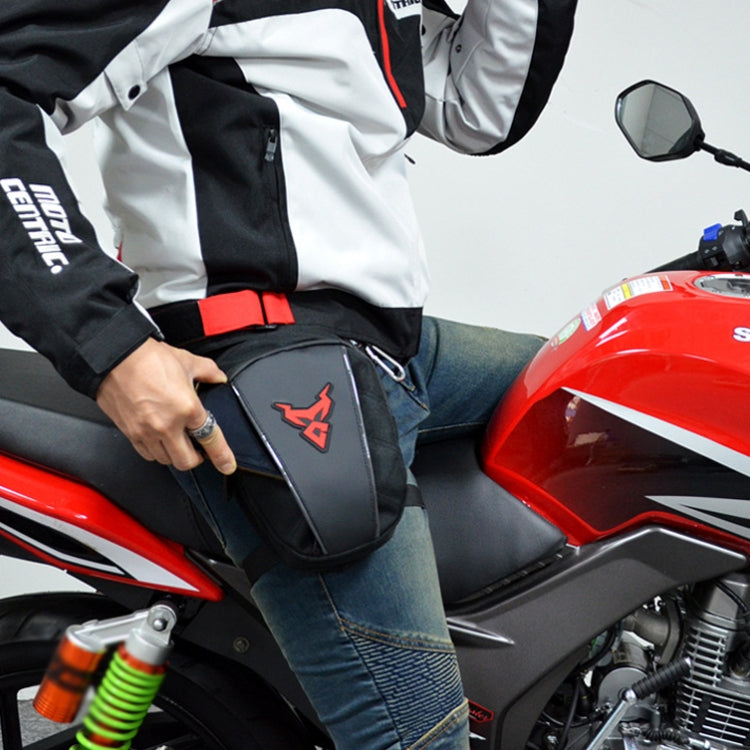 MOTOCENTRIC 11-MC-0105 Motorcycle Riding Leg Bag Waist Bag(Gray)